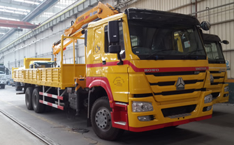 HOWO 6×4 Truck-mounted Crane 10T  LHD