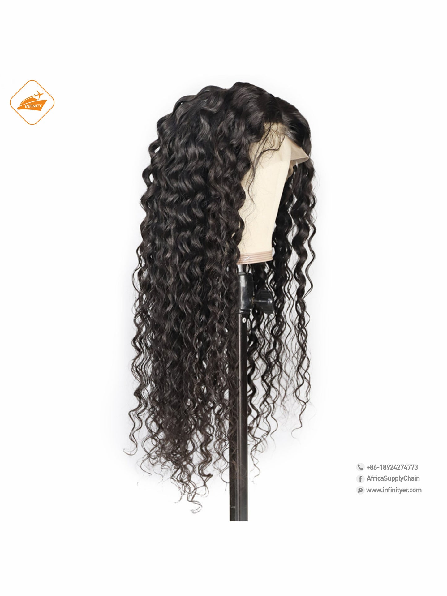 lace wig 13*4  自然色  water