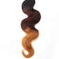 Ombre 3tone Brazilian Hair 10-24 inch 10A Remy Hair Natural color Extension Bundle