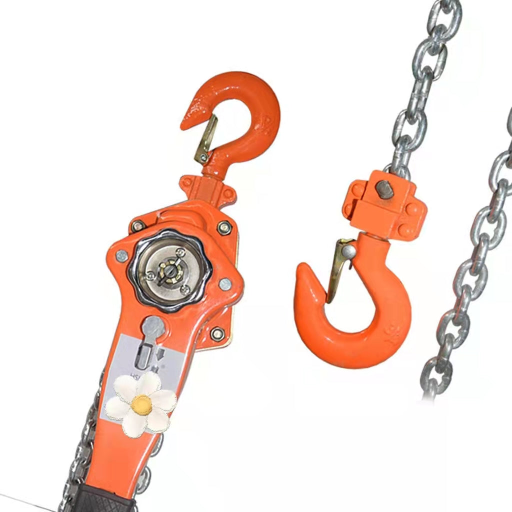 Pull Machine 1.5 Ton Hand Ratchet Lever Hoist with standard Chain Length