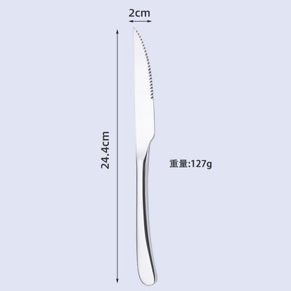 Stainless Steel Western Food Knife Fork Spoon