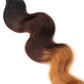 Ombre 3tone Brazilian Hair 10-24 inch 10A Remy Hair Natural color Extension Bundle