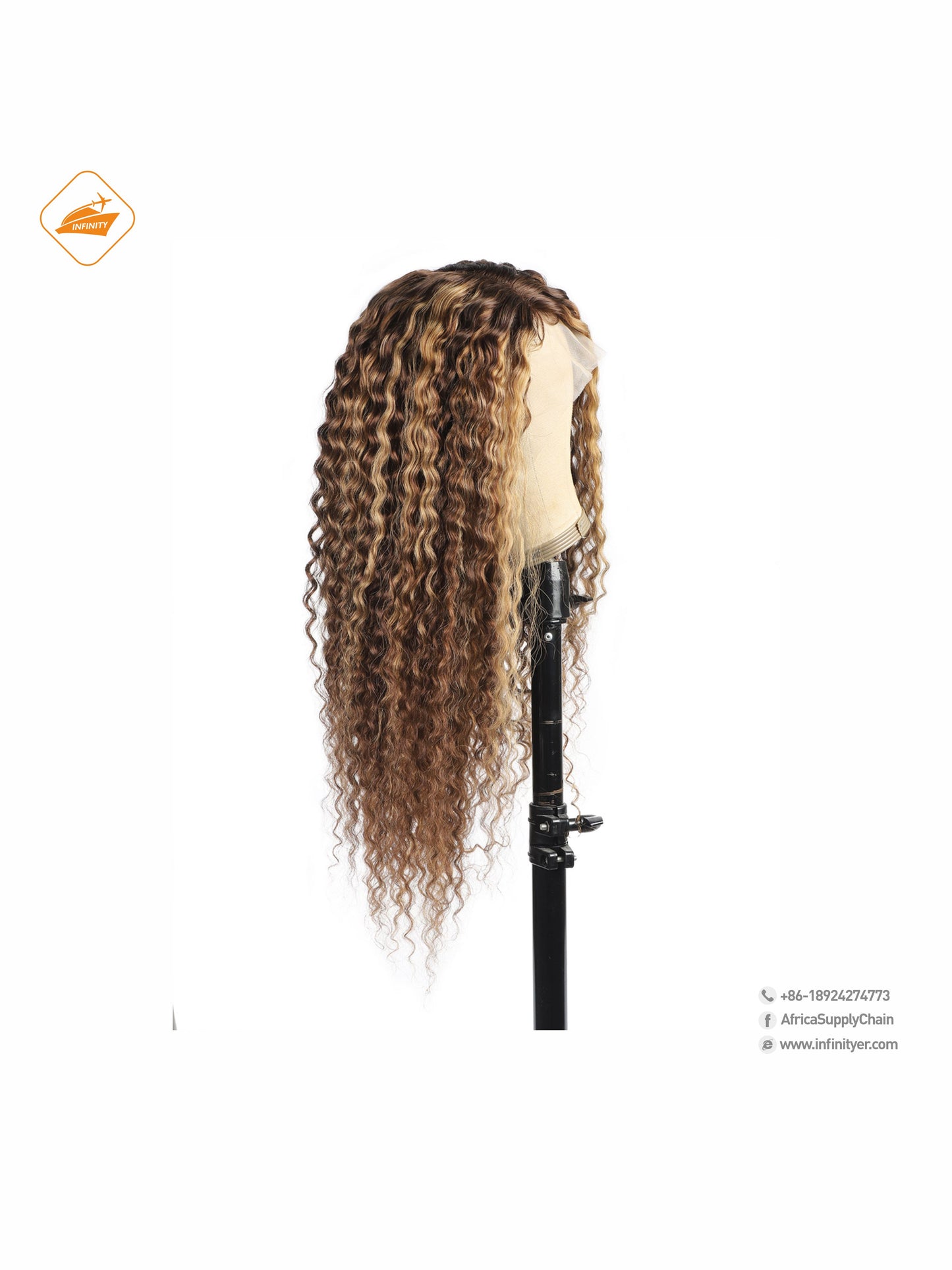 lace wig 13*4  P色 curly