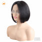 Straight Short Bob 13x4 Lace Front Human Hair Wig