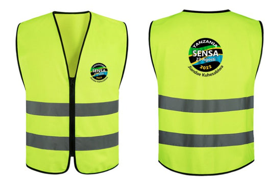 Fluorescent vest coat reflective vest
