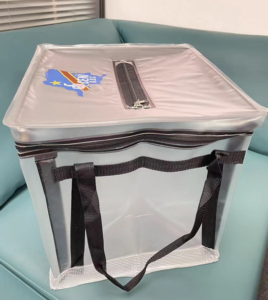 Collapsible PVC Ballot Box 30CM * 30CM * 30CM