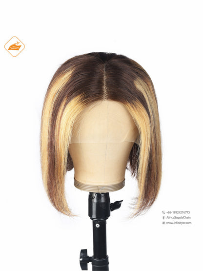 lace wig 13*4  P色 bob