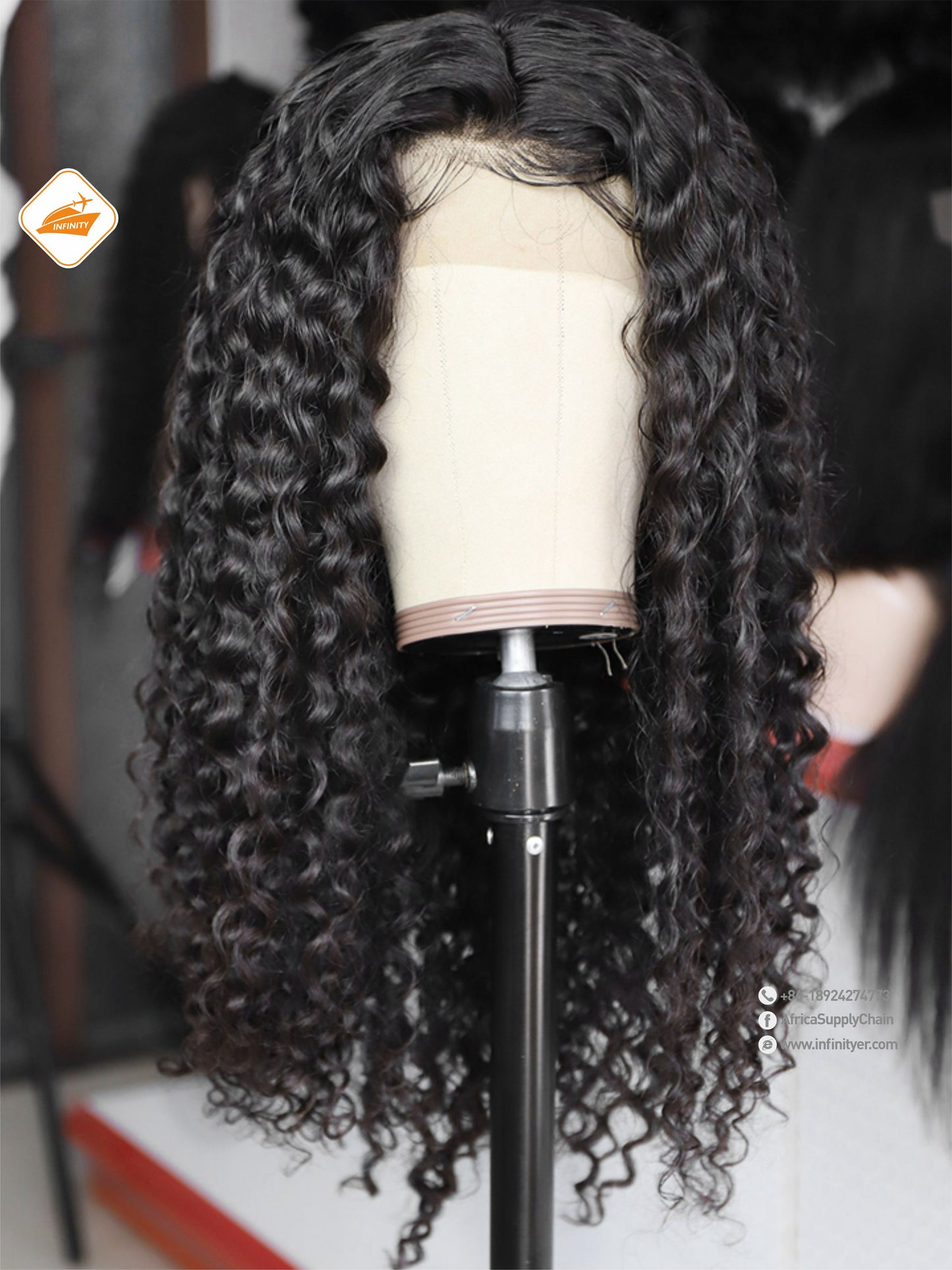 lace wig 13*4  自然色  deep