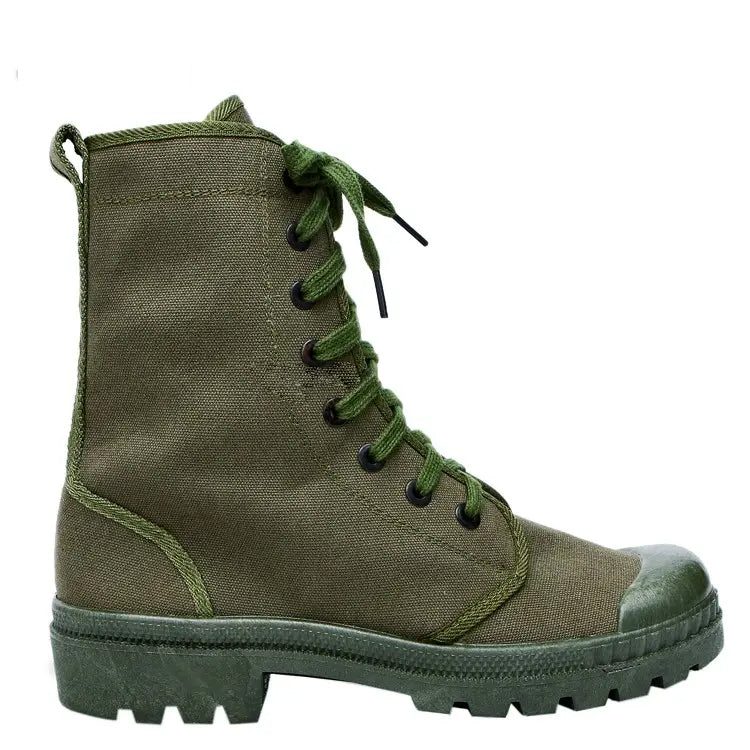 Canvas Boot Tactical Standard 100% Cotton Green Boot