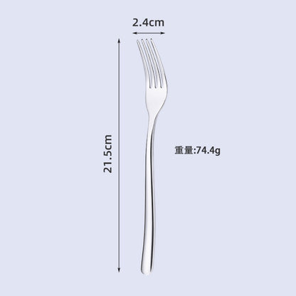 Stainless Steel Western Food Knife Fork Spoon