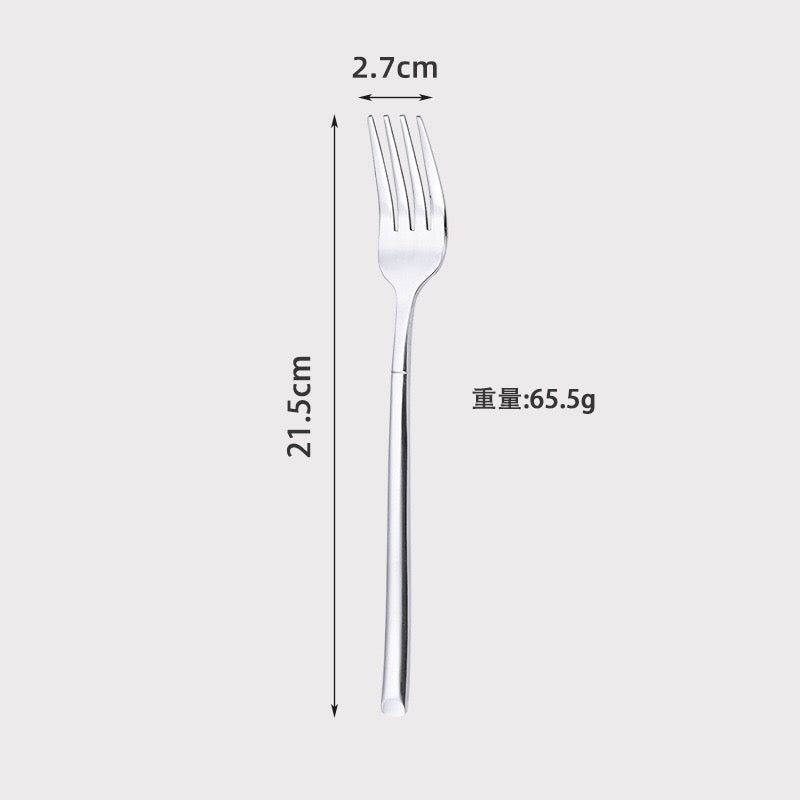 304 Stainless Steel Knife and Fork Spoon Western Steak Knife and Fork Set