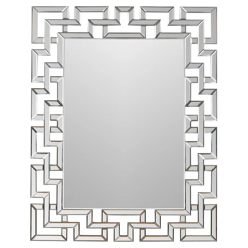 rectangle shape decent wall mirror