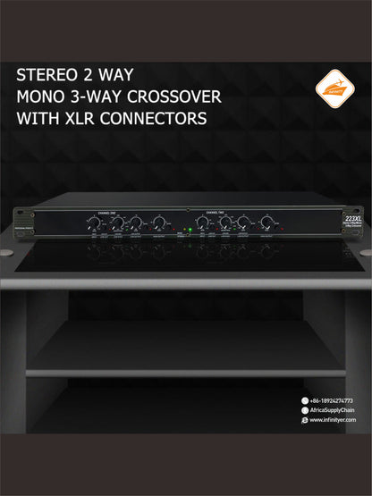 223XL professional audio equipment stereo 2-way crossover for bar stage tuning