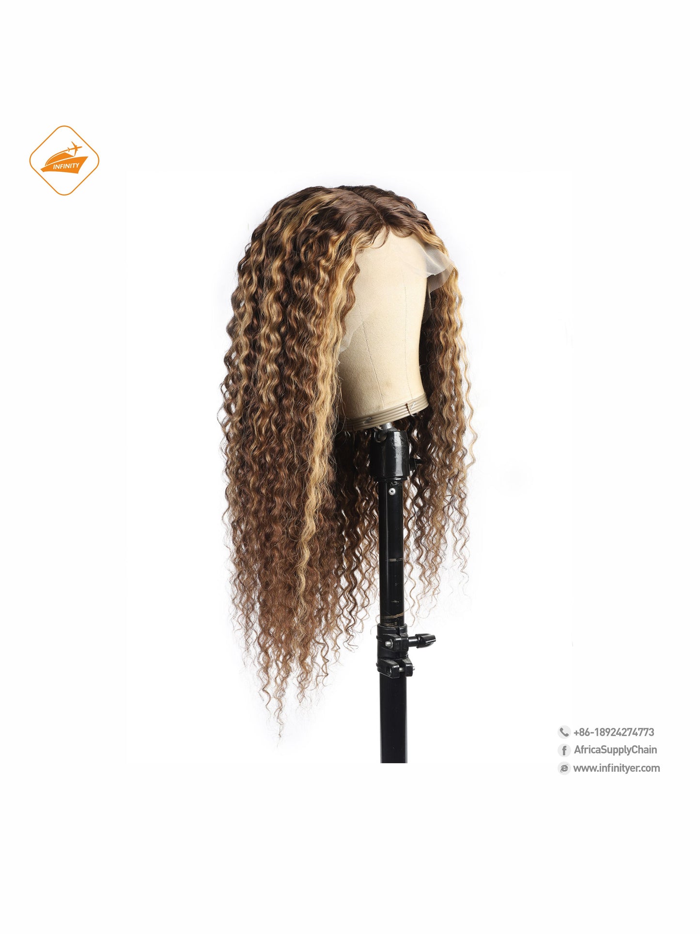 lace wig 13*4  P色 curly