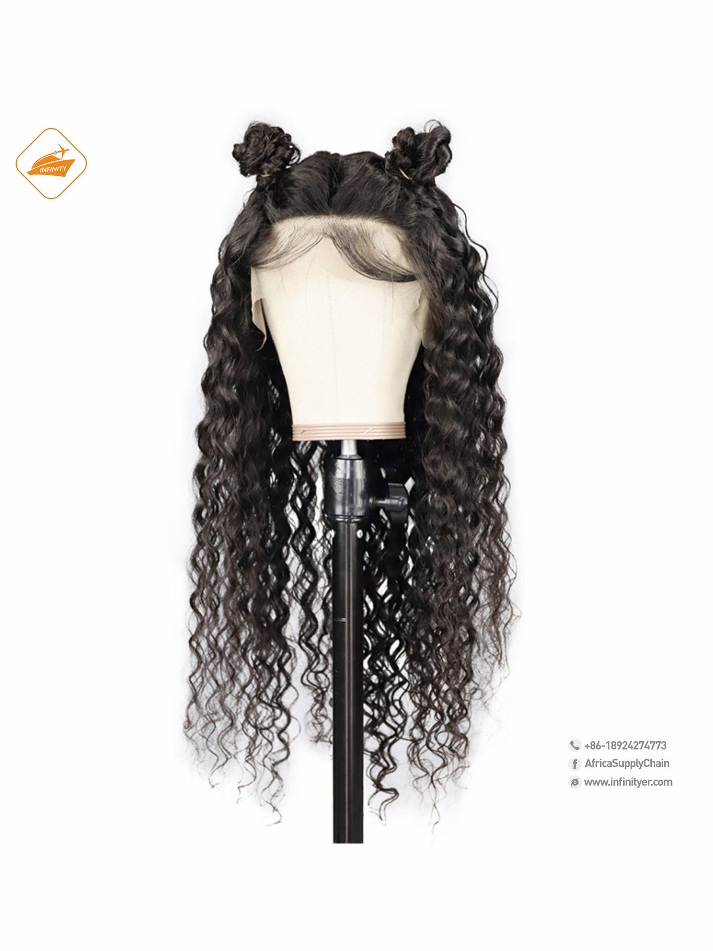 lace wig 13*4  自然色  water