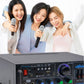 High power Bluetooth power player U disk card radio audio amplifier K song power amplifier public address system