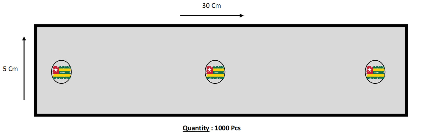 Ordinary reflective strip (A set of 3 models)