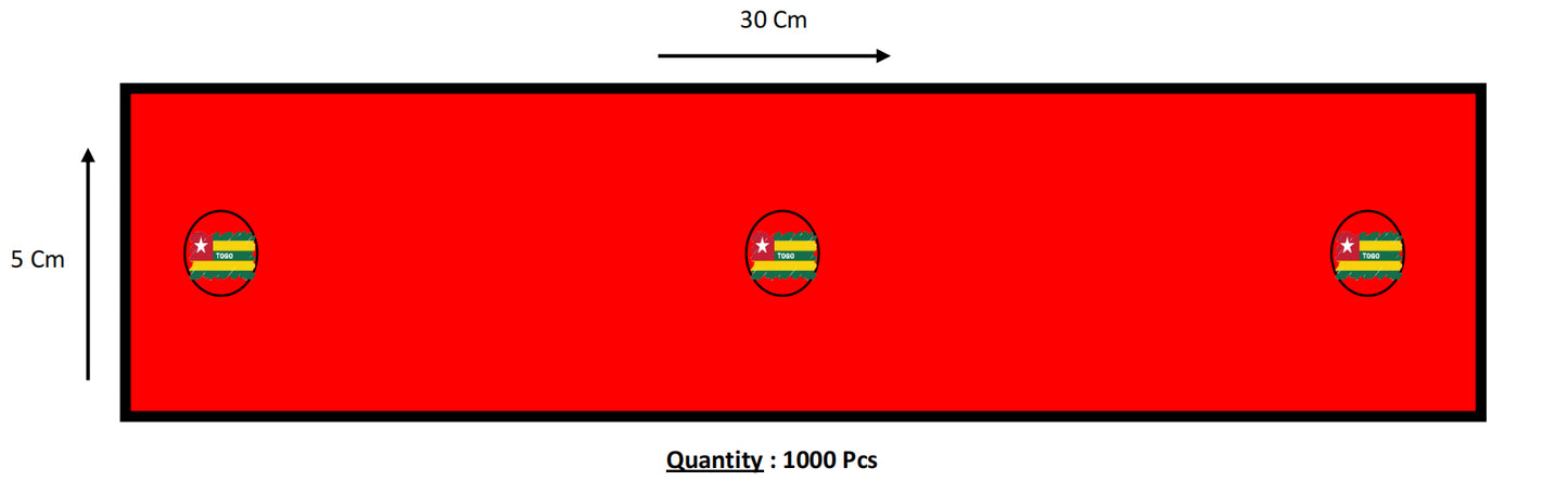 Ordinary reflective strip (A set of 3 models)