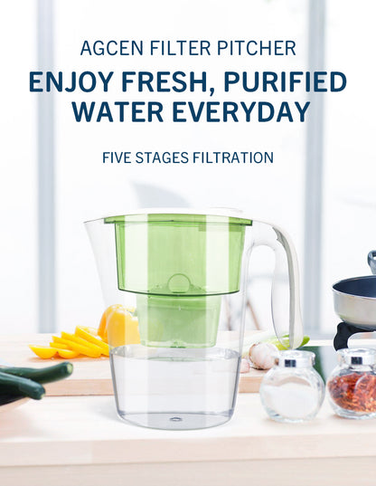 New Filter Pitcher 5-stage Purification for Household Tap Water Filter Pitcher