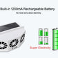 Fresh air solar powered car windows fans