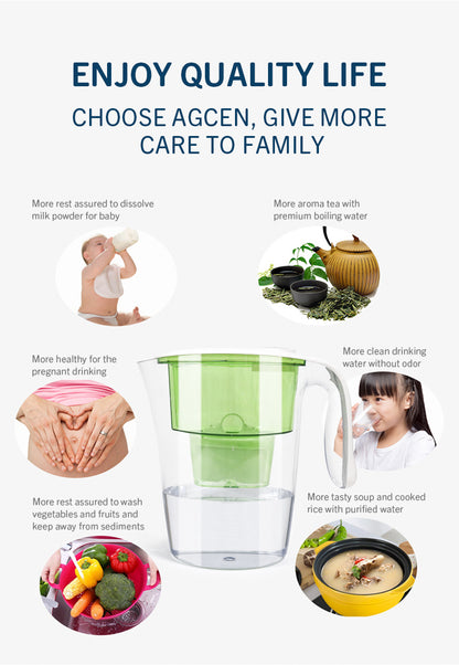 New Filter Pitcher 5-stage Purification for Household Tap Water Filter Pitcher
