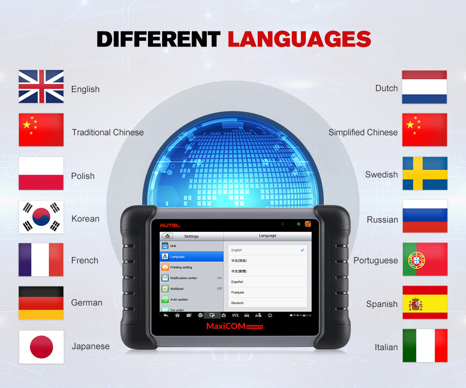 Autel MaxiCOM MK808TS  Diagnostic Scanner tool