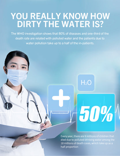 New Filter Pitcher 5-stage Purification for Household Tap Water Filter Pitcher