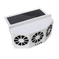Fresh air solar powered car windows fans