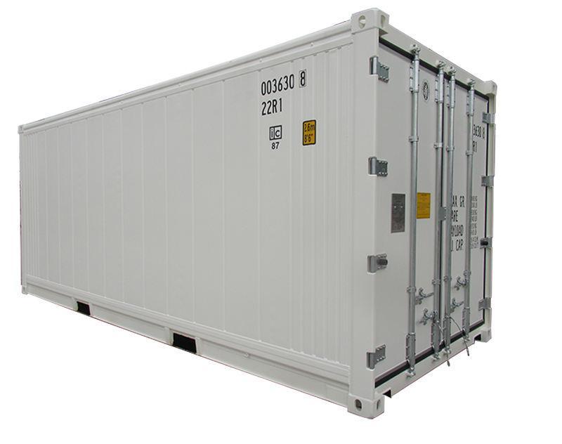 20ft Reefer Cold Storage Room Safe Stackable 20 ft Refrigerated Freezer Container