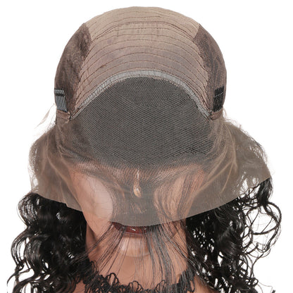 4*4 Closure Human Hair Lace Wig Raw Brazilian Human Hair Water  Wave for Black Women