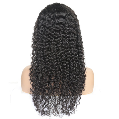 4*4 Closure Human Hair Lace Wig Raw Brazilian Human Hair  Kinky Curly for Black Women