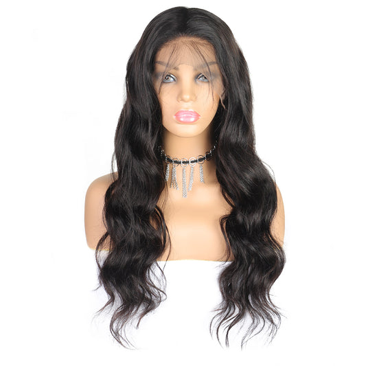 4*4 Closure Human Hair Lace Wig  Raw Brazilian Human Hair  Body Wave  for Black Women