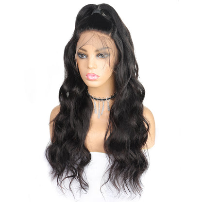 4*4 Closure Human Hair Lace Wig  Raw Brazilian Human Hair  Body Wave  for Black Women