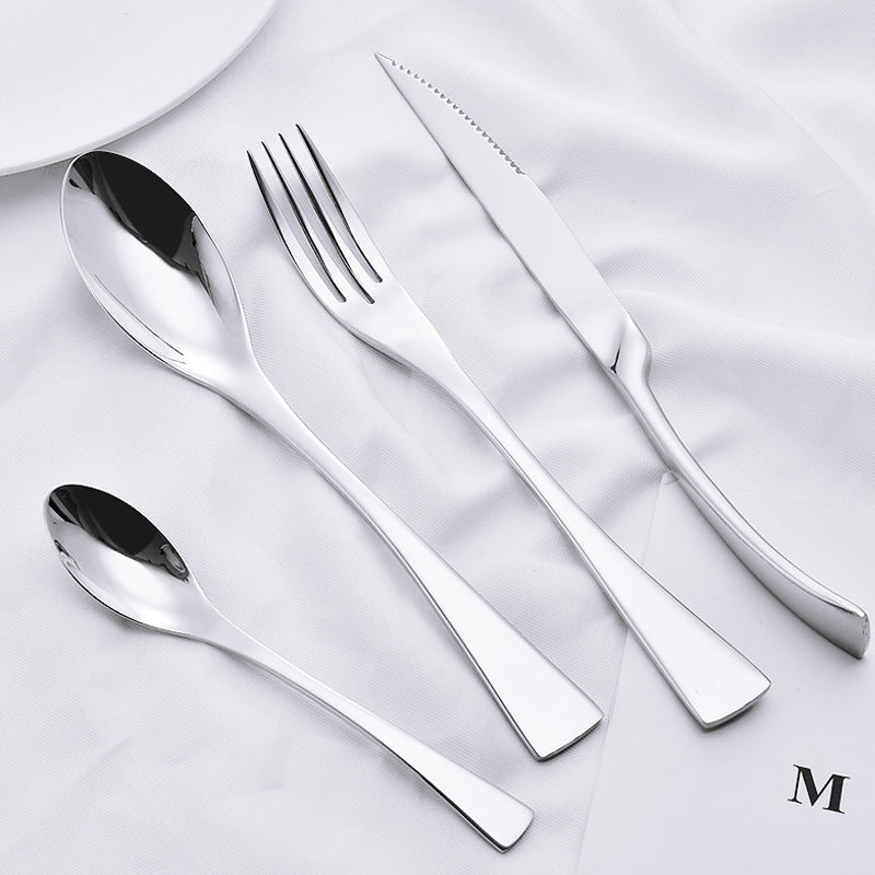 Stainless Steel Knife Fork Spoon Western Cutlery Steak Cutlery