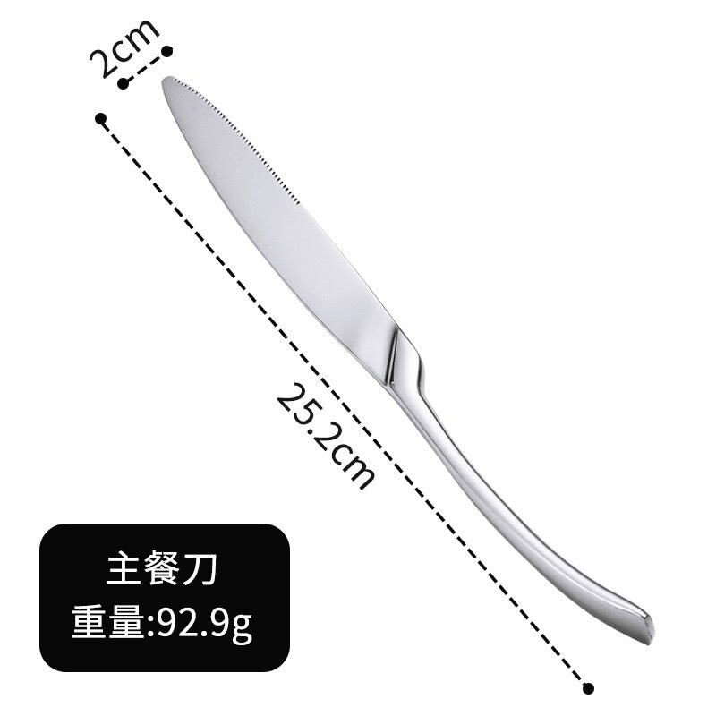 Stainless Steel Knife Fork Spoon Western Cutlery Steak Cutlery