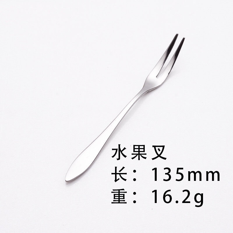 Stainless Steel Western Food Knife and Fork Tableware Steak Knife and Fork Spoon Coffee Spoon