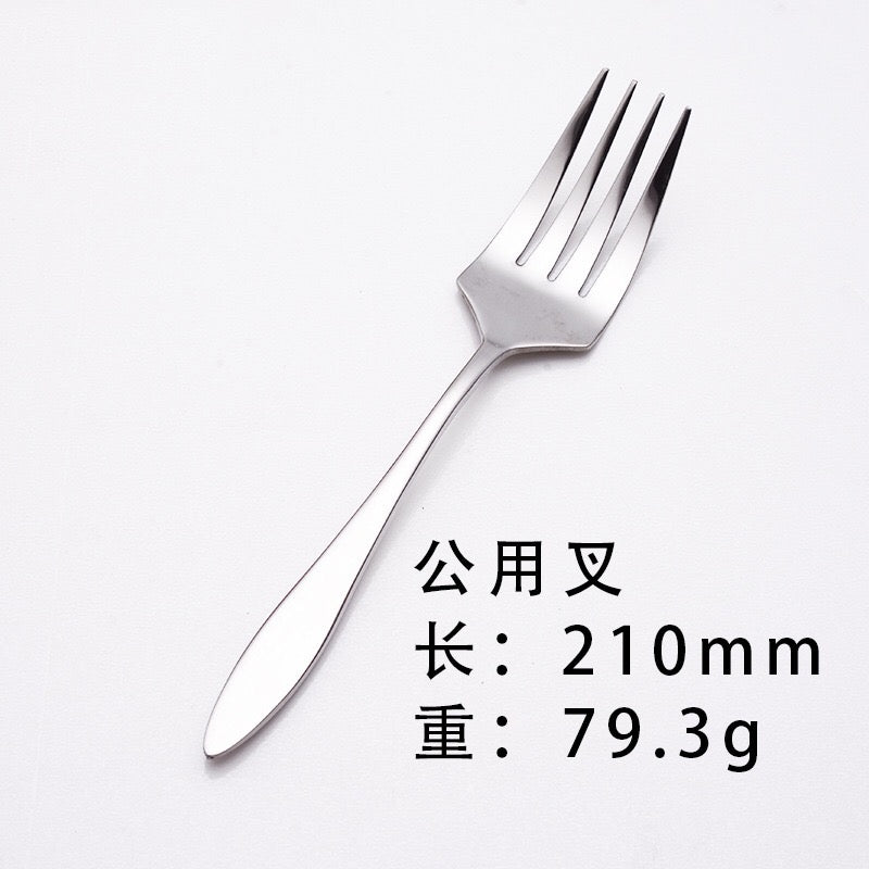 Stainless Steel Western Food Knife and Fork Tableware Steak Knife and Fork Spoon Coffee Spoon