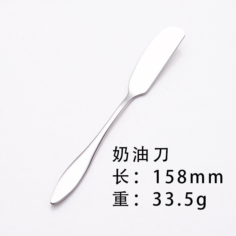 Stainless Steel Western Food Knife and Fork Tableware Steak Knife and Fork Spoon Coffee Spoon