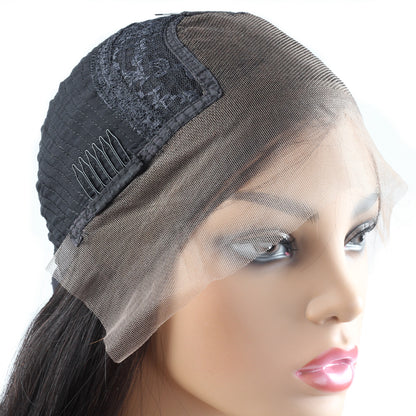 4*4 Closure Human Hair Lace Wig Raw Brazilian Human Hair  Kinky Curly for Black Women