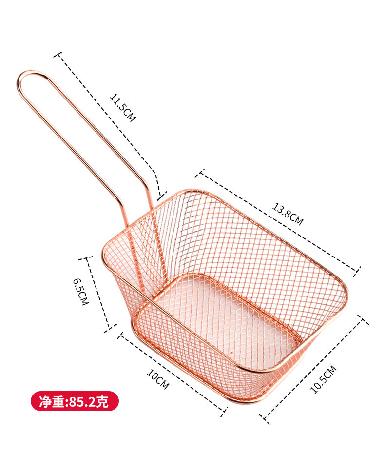 French Fries Basket Go Basket Oil Filter Net Fried Chicken Nuggets Frying Basketurmet Frying