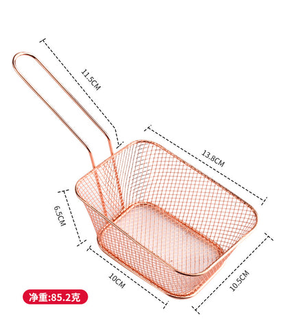 French Fries Basket Go Basket Oil Filter Net Fried Chicken Nuggets Frying Basketurmet Frying