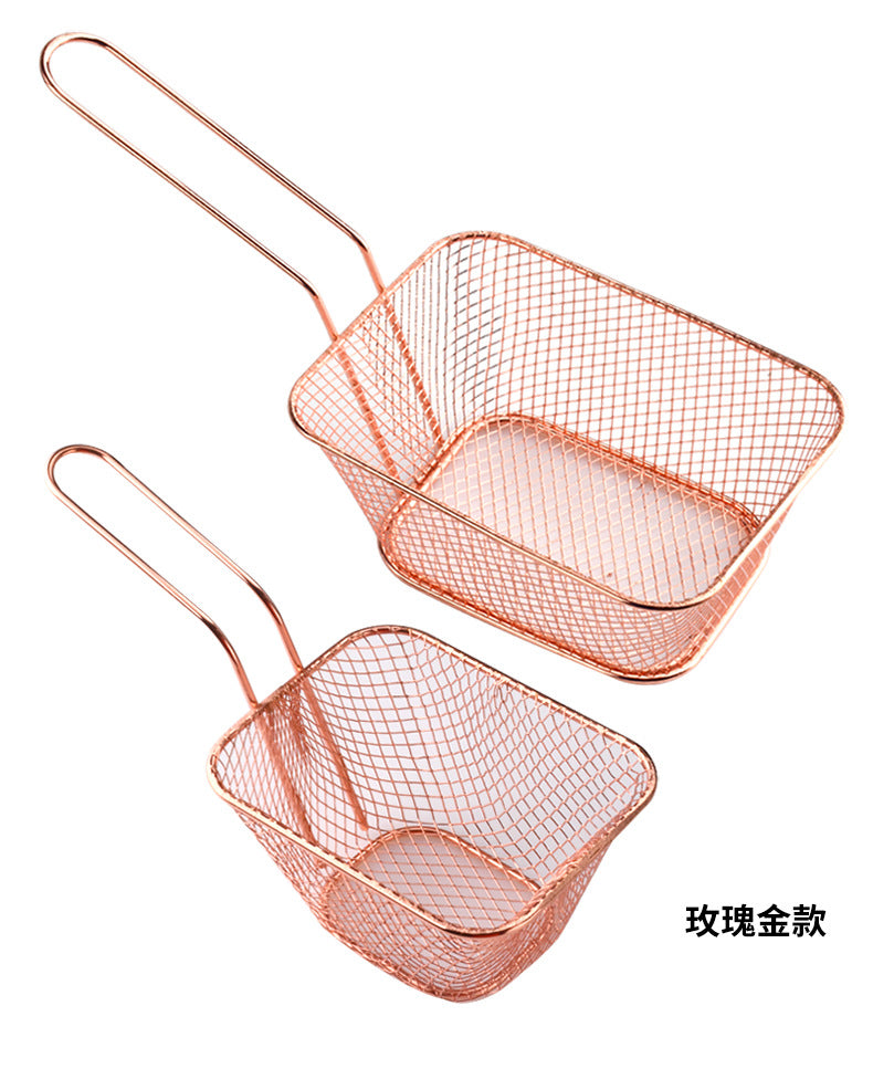 French Fries Basket Go Basket Oil Filter Net Fried Chicken Nuggets Frying Basketurmet Frying