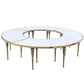 Banquet Large Round Table Dining Table Hotel Wedding Stainless Steel Wedding Furniture