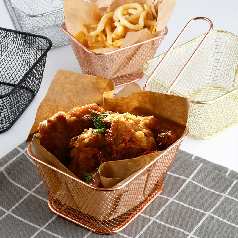 French Fries Basket Go Basket Oil Filter Net Fried Chicken Nuggets Frying Basketurmet Frying