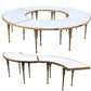 Banquet Large Round Table Dining Table Hotel Wedding Stainless Steel Wedding Furniture