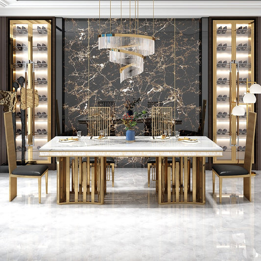 White Marble Dining Table