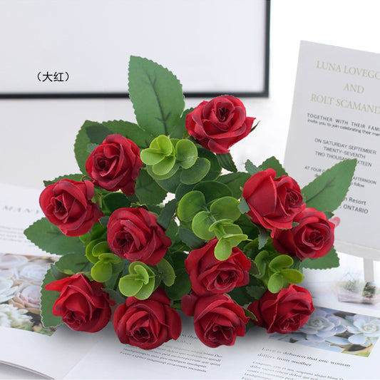 Simulation Rose Wedding Bouquet Wedding Home Decoration