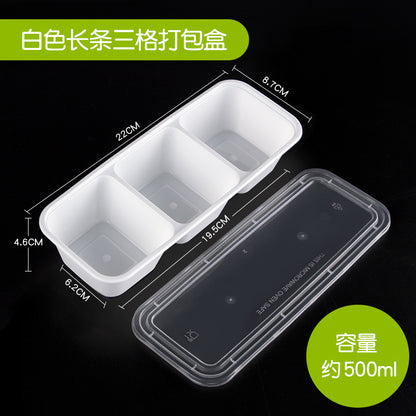Disposable Lunch Box Japanese Sauce Light Food Packing Box Snack Rectangular Lunch Box