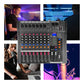 8 Channel Mixer With 48v Fantasy Power Supply Professional Stage Usb Bluetooth Reverb Mixer