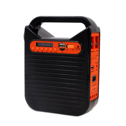 Portable Power Station Mini Portable Solar Lighting with Solar Panel Emergency Backup Power Camping
